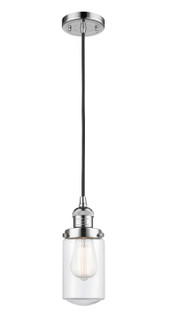 Franklin Restoration LED Mini Pendant in Polished Chrome (405|201C-PC-G312-LED)