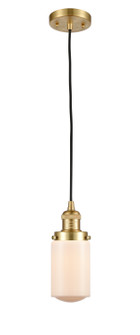 Franklin Restoration LED Mini Pendant in Satin Gold (405|201C-SG-G311-LED)