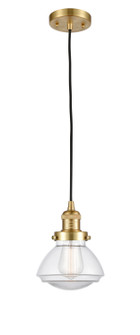 Franklin Restoration LED Mini Pendant in Satin Gold (405|201C-SG-G322-LED)