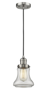 Franklin Restoration LED Mini Pendant in Brushed Satin Nickel (405|201C-SN-G192-LED)