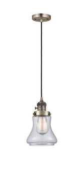 Franklin Restoration LED Mini Pendant in Antique Brass (405|201CSW-AB-G192-LED)