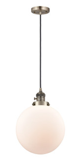 Franklin Restoration One Light Mini Pendant in Antique Brass (405|201CSW-AB-G201-10)