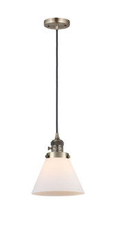 Franklin Restoration LED Mini Pendant in Antique Brass (405|201CSW-AB-G41-LED)