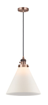 Franklin Restoration One Light Mini Pendant in Antique Copper (405|201CSW-AC-G41-L)