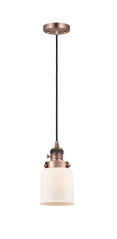 Franklin Restoration LED Mini Pendant in Antique Copper (405|201CSW-AC-G51-LED)