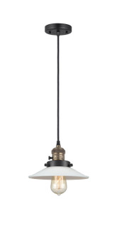 Franklin Restoration LED Mini Pendant in Black Antique Brass (405|201CSW-BAB-G1-LED)