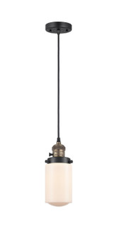 Franklin Restoration LED Mini Pendant in Black Antique Brass (405|201CSW-BAB-G311-LED)