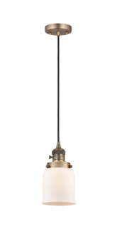 Franklin Restoration LED Mini Pendant in Brushed Brass (405|201CSW-BB-G51-LED)