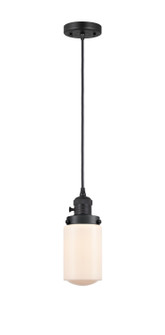 Franklin Restoration LED Mini Pendant in Matte Black (405|201CSW-BK-G311-LED)