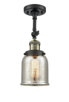 Franklin Restoration LED Semi-Flush Mount in Black Antique Brass (405|201F-BAB-G58-LED)