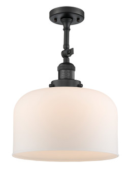 Franklin Restoration LED Semi-Flush Mount in Matte Black (405|201F-BK-G71-L-LED)