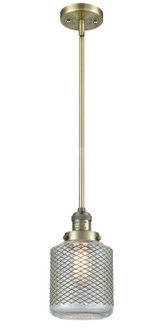 Franklin Restoration LED Mini Pendant in Antique Brass (405|201S-AB-G262-LED)