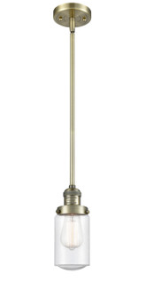 Franklin Restoration LED Mini Pendant in Antique Brass (405|201S-AB-G314-LED)