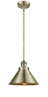 Franklin Restoration One Light Mini Pendant in Antique Brass (405|201S-AB-M10-AB)