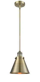 Franklin Restoration One Light Mini Pendant in Antique Brass (405|201S-AB-M13-AB)