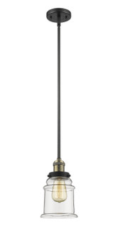 Franklin Restoration LED Mini Pendant in Black Antique Brass (405|201S-BAB-G182-LED)
