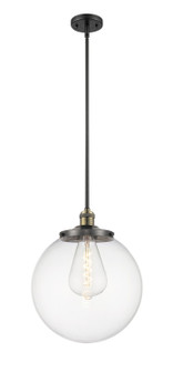 Franklin Restoration One Light Pendant in Black Antique Brass (405|201S-BAB-G202-14)