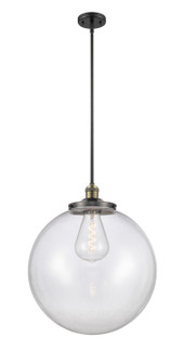 Franklin Restoration One Light Pendant in Black Antique Brass (405|201S-BAB-G202-18)