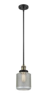 Franklin Restoration LED Mini Pendant in Black Antique Brass (405|201S-BAB-G262-LED)