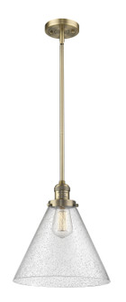 Franklin Restoration One Light Mini Pendant in Brushed Brass (405|201S-BB-G44-L)