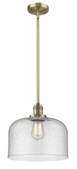 Franklin Restoration LED Mini Pendant in Brushed Brass (405|201S-BB-G74-L-LED)