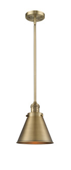 Franklin Restoration One Light Mini Pendant in Brushed Brass (405|201S-BB-M13-BB)