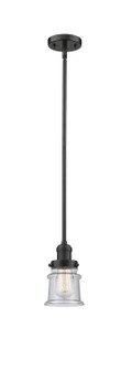 Franklin Restoration One Light Mini Pendant in Oil Rubbed Bronze (405|201S-OB-G184S)