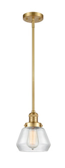 Franklin Restoration LED Mini Pendant in Satin Gold (405|201S-SG-G172-LED)