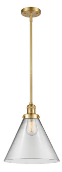 Franklin Restoration LED Mini Pendant in Satin Gold (405|201S-SG-G42-L-LED)
