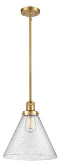 Franklin Restoration One Light Mini Pendant in Satin Gold (405|201S-SG-G44-L)