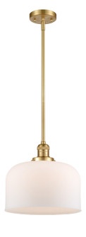 Franklin Restoration One Light Mini Pendant in Satin Gold (405|201S-SG-G71-L)