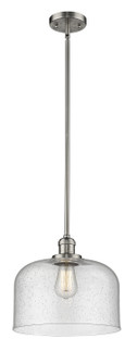 Franklin Restoration One Light Mini Pendant in Brushed Satin Nickel (405|201S-SN-G74-L)