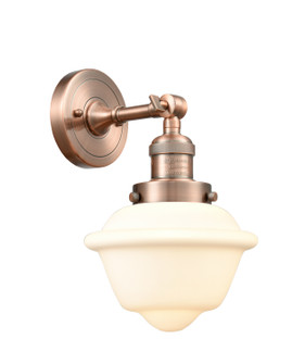 Franklin Restoration One Light Wall Sconce in Antique Copper (405|203-AC-G531)