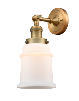 Franklin Restoration One Light Wall Sconce in Brushed Brass (405|203-BB-G181)