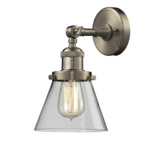 Franklin Restoration One Light Wall Sconce in Brushed Satin Nickel (405|203-SN-G62)