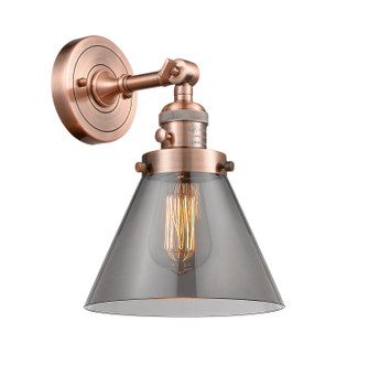 Franklin Restoration One Light Wall Sconce in Antique Copper (405|203SW-AC-G43)