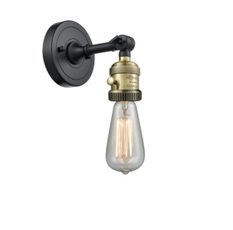 Franklin Restoration One Light Wall Sconce in Black Antique Brass (405|203SW-BAB)