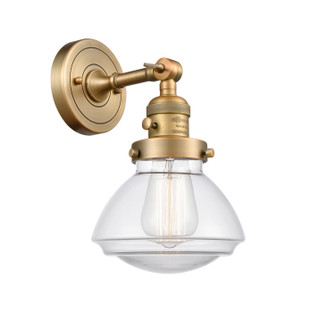 Franklin Restoration One Light Wall Sconce in Brushed Brass (405|203SW-BB-G322)