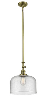 Franklin Restoration One Light Mini Pendant in Antique Brass (405|206-AB-G74-L)