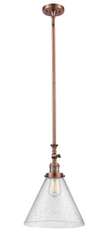 Franklin Restoration LED Mini Pendant in Antique Copper (405|206-AC-G44-L-LED)