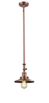 Franklin Restoration LED Mini Pendant in Antique Copper (405|206-AC-M3-LED)