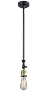 Franklin Restoration LED Mini Pendant in Black Antique Brass (405|206-BAB-LED)