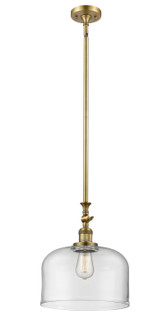 Franklin Restoration One Light Mini Pendant in Brushed Brass (405|206-BB-G72-L)