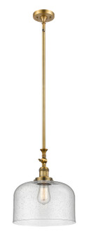 Franklin Restoration LED Mini Pendant in Brushed Brass (405|206-BB-G74-L-LED)