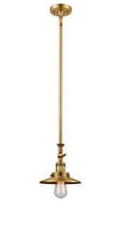 Franklin Restoration LED Mini Pendant in Brushed Brass (405|206-BB-M4-LED)