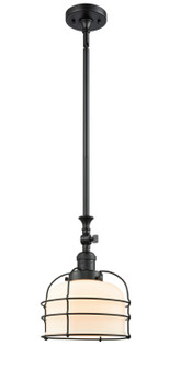 Franklin Restoration One Light Mini Pendant in Matte Black (405|206-BK-G71-CE)