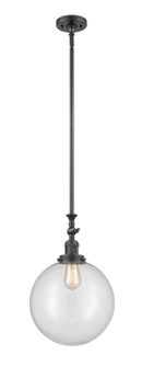 Franklin Restoration LED Mini Pendant in Oil Rubbed Bronze (405|206-OB-G202-12-LED)