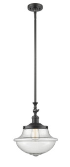 Franklin Restoration One Light Mini Pendant in Oil Rubbed Bronze (405|206-OB-G544)