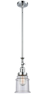 Franklin Restoration One Light Mini Pendant in Polished Chrome (405|206-PC-G184)