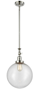 Franklin Restoration LED Mini Pendant in Polished Nickel (405|206-PN-G204-12-LED)